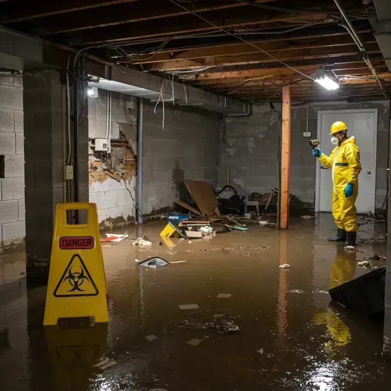 Flooded Basement Electrical Hazard in Welby, CO Property